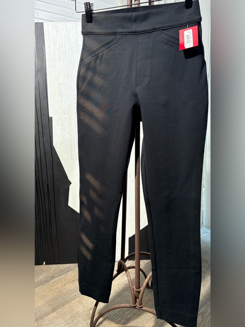 NWT Spanx The Perfect Pant Ankle Back Seam Skinny Navy XS